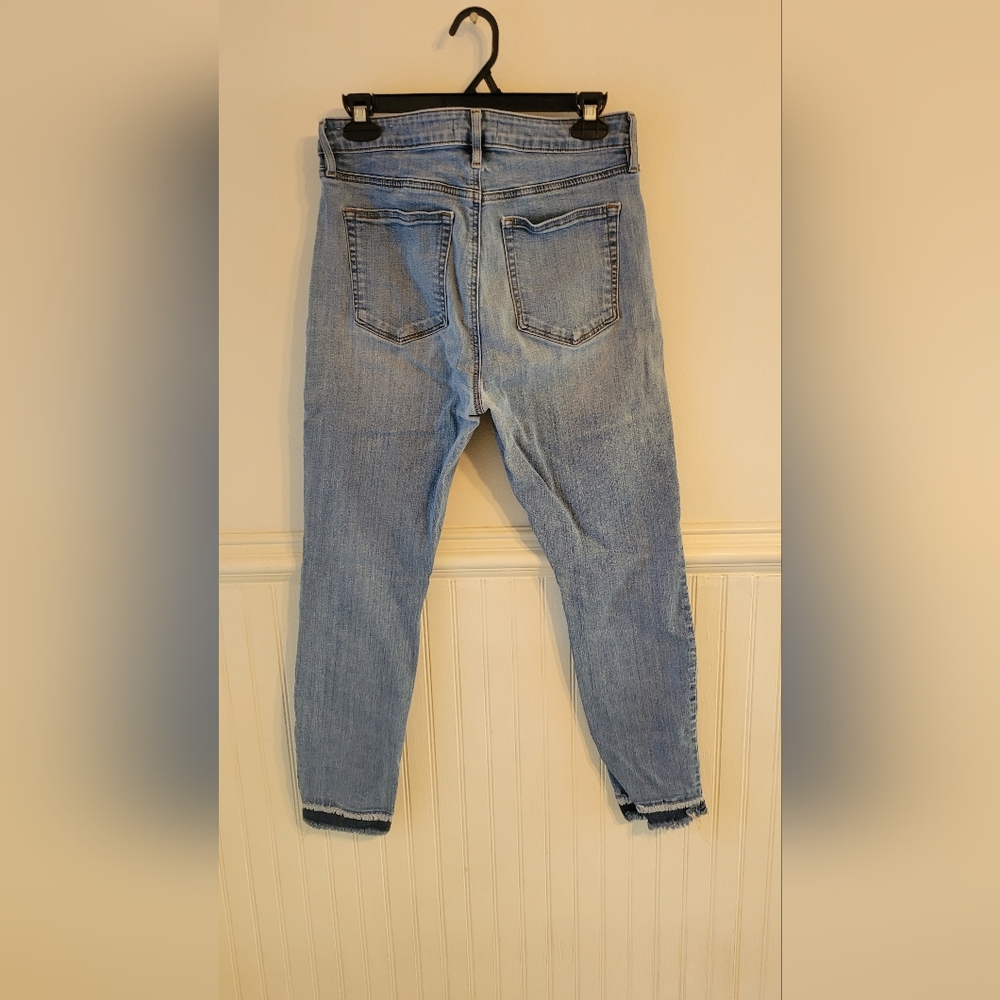 LOFT Classic Blue Denim Cropped Jeans Size 29/8